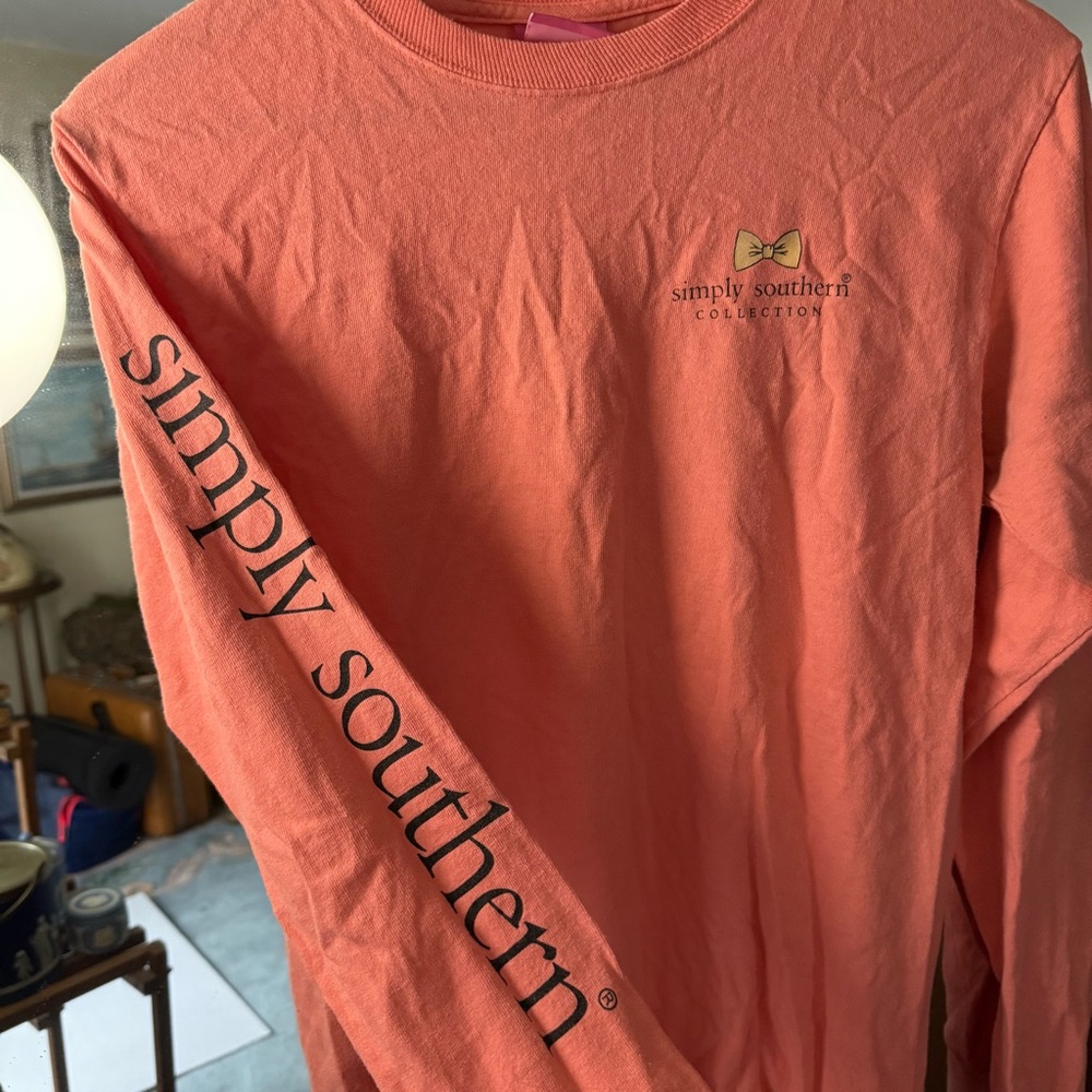 Simply Southern Fall Graphic Pink Long Sleeve Shirt - Picture 3 of 5